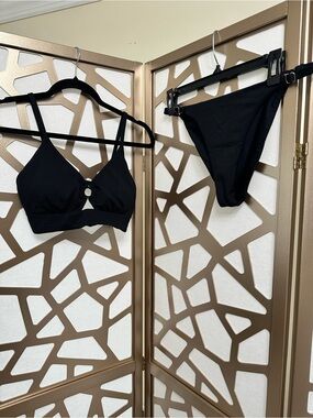 Black Women's Two-Piece Bikini Set